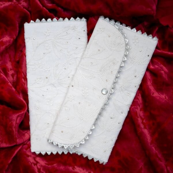 Mukaish Chikankari Envelope