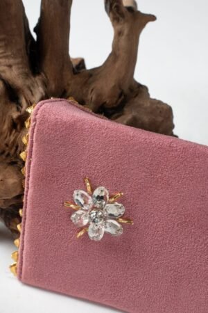 Sued Velvet Envelope