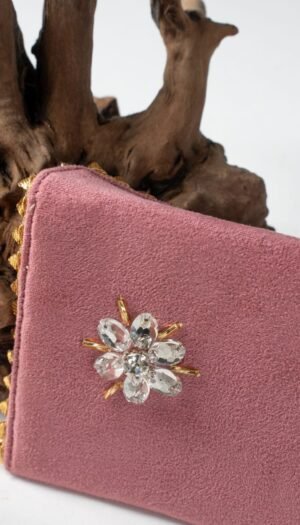 Sued Velvet Envelope