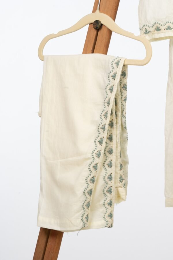 Pure Cotton Frock-Style Kurta and Pant Set for Girls - Image 10