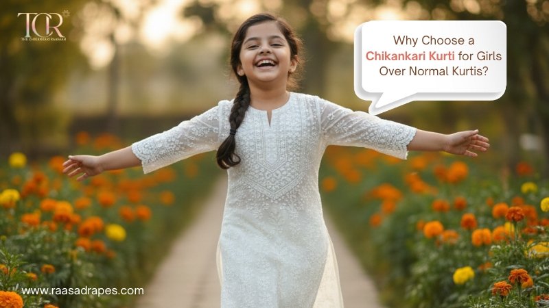 Why Choose a Chikankari Kurti for Girls Over Normal Kurtis?