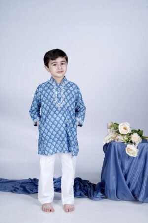 Chikankari Jaipuri Kurta Pajama Set