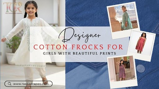 Designer Cotton Frocks for Girls with Beautiful Prints & Colors