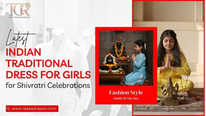 Latest Indian Traditional Dress for Girls for Shivratri Celebrations