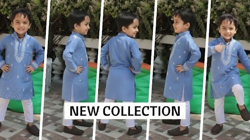 Sky Blue Printed Fabric Kurta