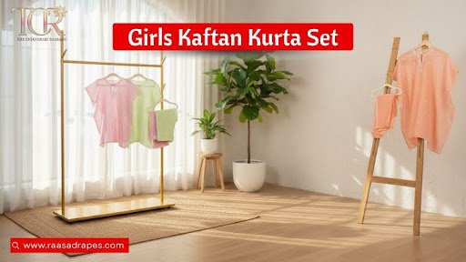 Trendy Girls Kaftan Kurta Set Fashion